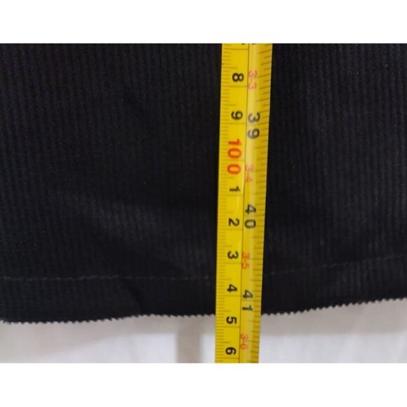 Alishebuy Women's Black Polyester 2XL Corduroy Flare Pants, NWT. - Picture 5 of 6